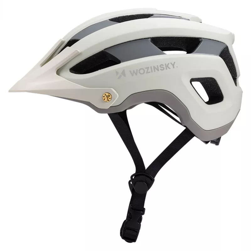 WOZINSKY MTB-kypärä irrotettavalla lipalla, kevyt, 57-62 cm - pastellivihreä