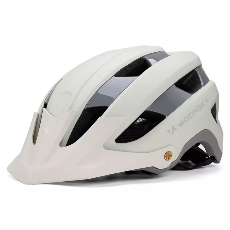 WOZINSKY MTB-kypärä irrotettavalla lipalla, kevyt, 57-62 cm - pastellivihreä