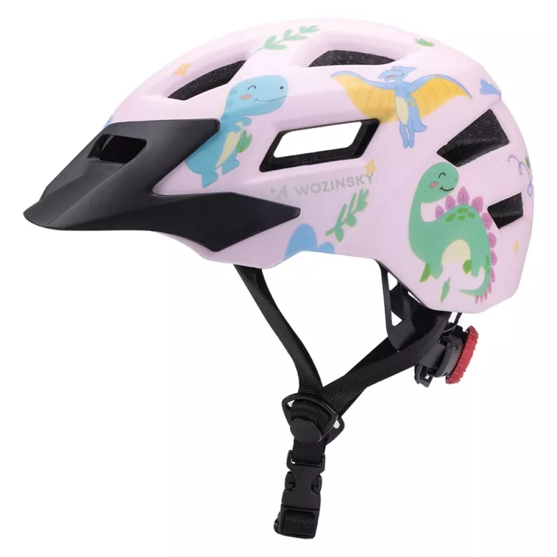 Wozinsky lasten MTB-pyöräilykypärä irrotettavalla lipalla 52-56 cm - pinkki