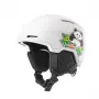Qunature lasten laskettelu- ja lumilautailukypärä Panda 54-58 cm valkoinen