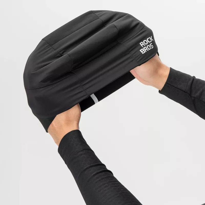 ROCKBROS M015 talvi kaksipuolinen pyöräilypipo musta 54-61 cm