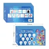 HURTEL Family Accessories Kit 23 in 1 Nintendo Switch 2 - oranssi ja sininen setti