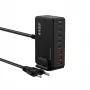 Wozinsky 240W GaN QC3-latausasema - musta