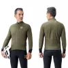 ROCKBROS YDWT014 talvinen fleece-kaksikerroksinen pyöräilytakki XL vihreä