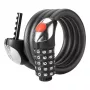 ROCKBROS RKS531 5-numeroinen numerolukko-vaijerilukko LED-valolla, 180 cm, musta