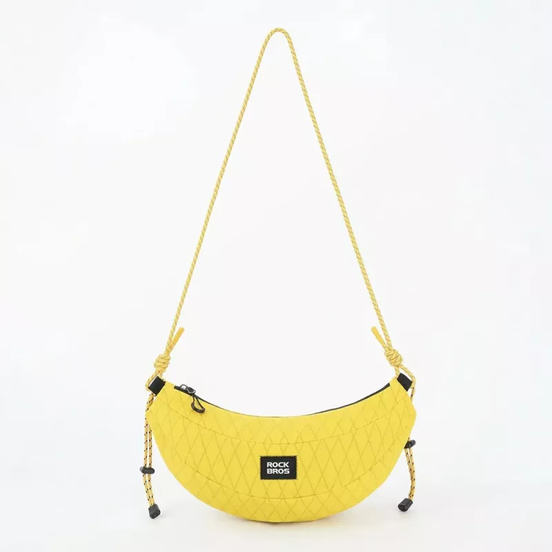 Rockbros H74 banaanityylinen ohjain-/olkalaukku, keltainen