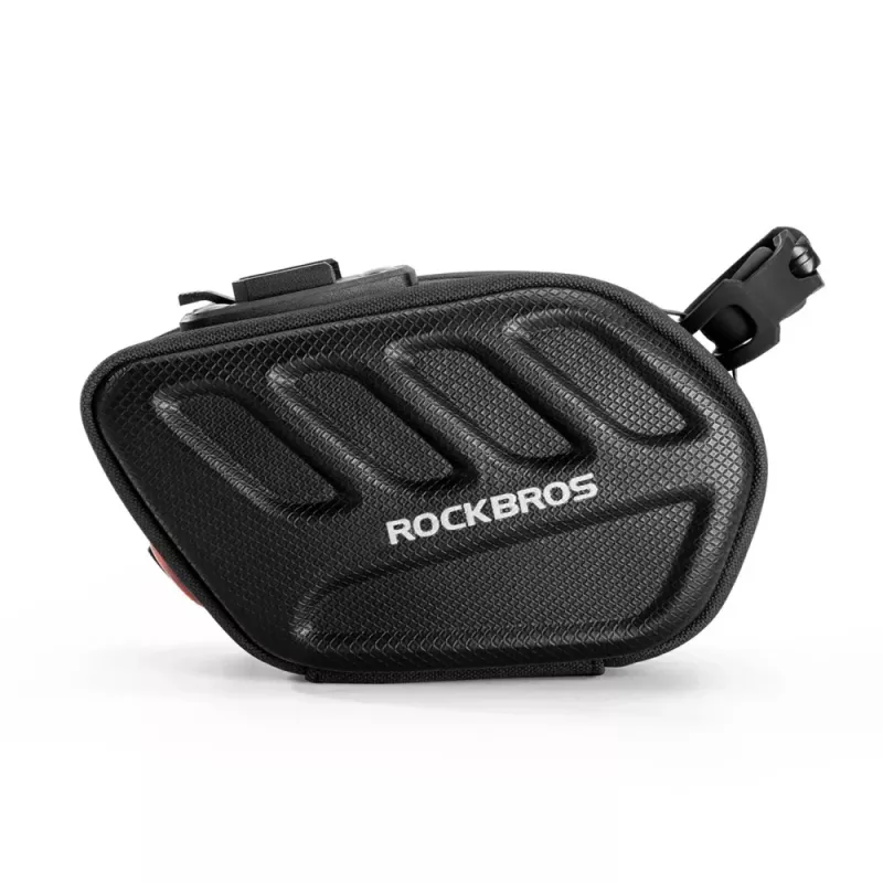 Rockbros C61 satulalaukku älykkäällä takavalolla, 0,45 L, musta