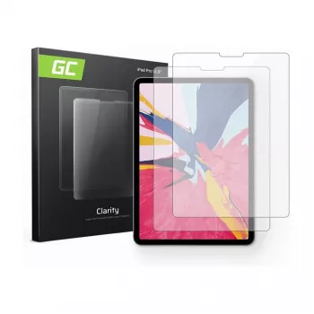 GREENCELL 2x Tempered Glass GC Clarity Apple iPad Pro 12.9 (2018/2020)