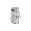 NETRACK RJ45 8P8C UTP Cat5e liitin 100 kpl:n pakkaus