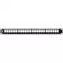 NETRACK 104-20 24-porttinen Keystone-patch-paneeli 1U 19