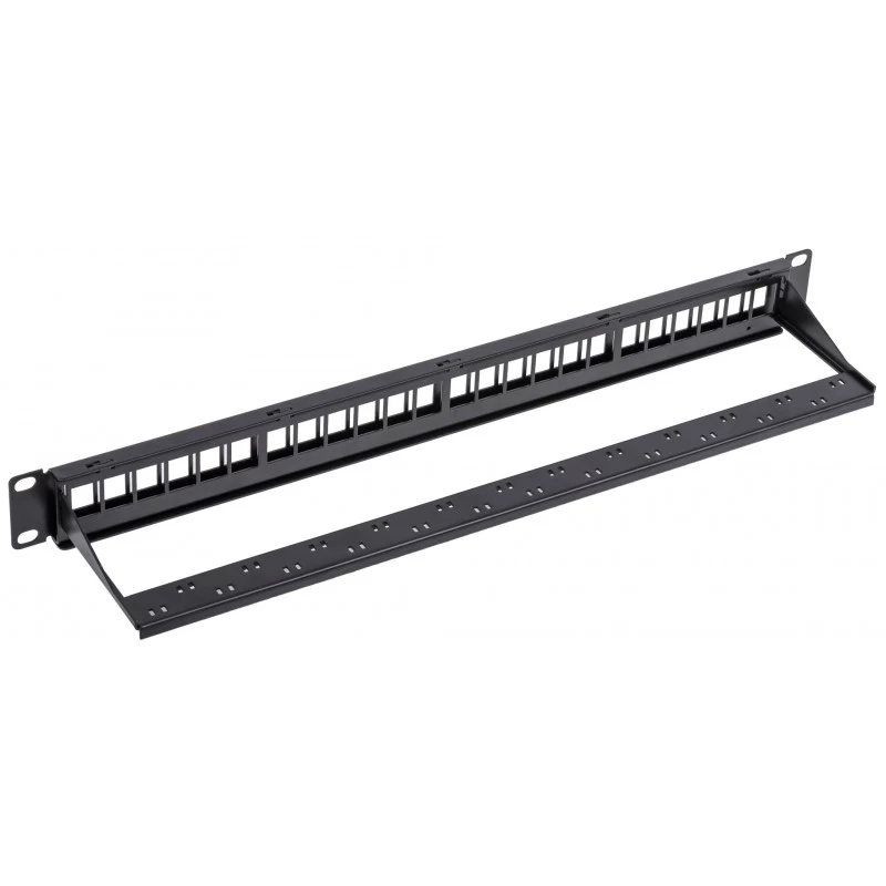 NETRACK 104-20 24-porttinen Keystone-patch-paneeli 1U 19