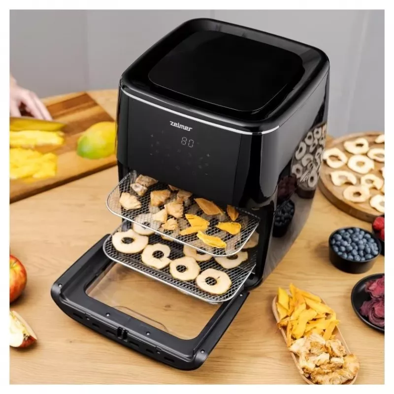 Zelmer ZAF7120 airfryer-kuumailmakeitin, musta