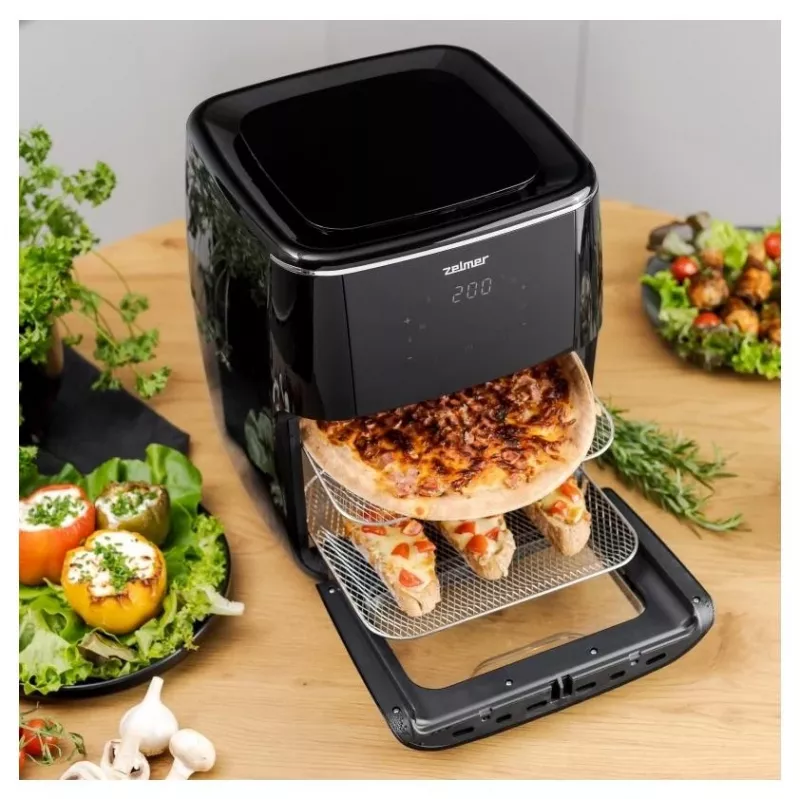 Zelmer ZAF7120 airfryer-kuumailmakeitin, musta