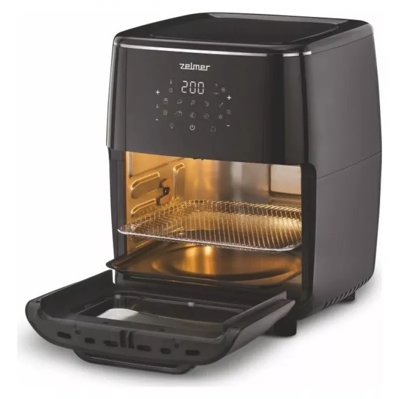 Zelmer ZAF7120 airfryer-kuumailmakeitin, musta