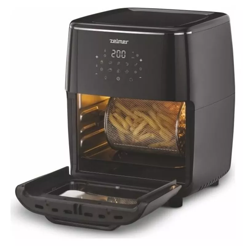 Zelmer ZAF7120 airfryer-kuumailmakeitin, musta