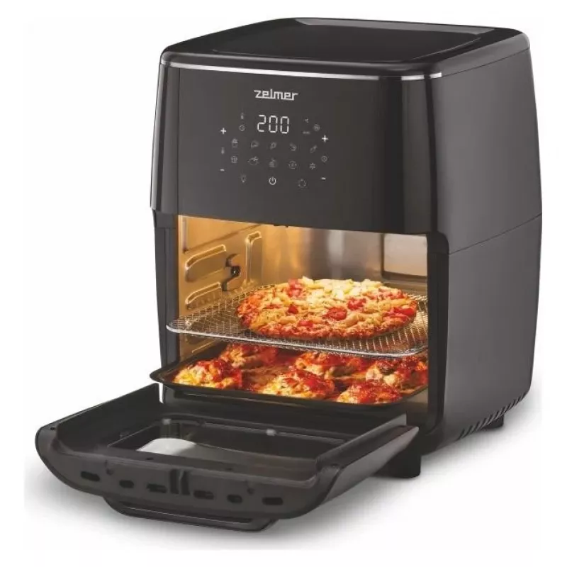 Zelmer ZAF7120 airfryer-kuumailmakeitin, musta