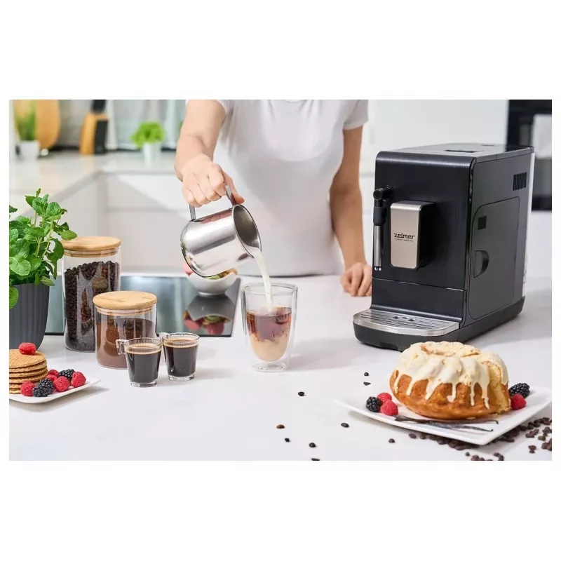 Zelmer Compact Maestro ZCM8110 espressokeitin, musta, 1050 W, 15 bar