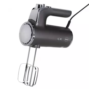 Eldom R110 Robo käsivatkain, 400 W, 5 nopeutta, turbotoiminto, vatkaus- ja sekoitusosat, hopea (R110 robo)