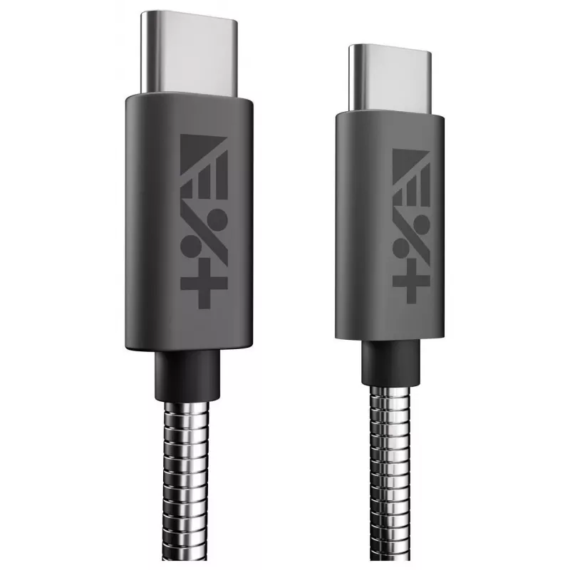 NEXT ONE USB-C - USB-C kaapeli 1,2 m Space Gray
