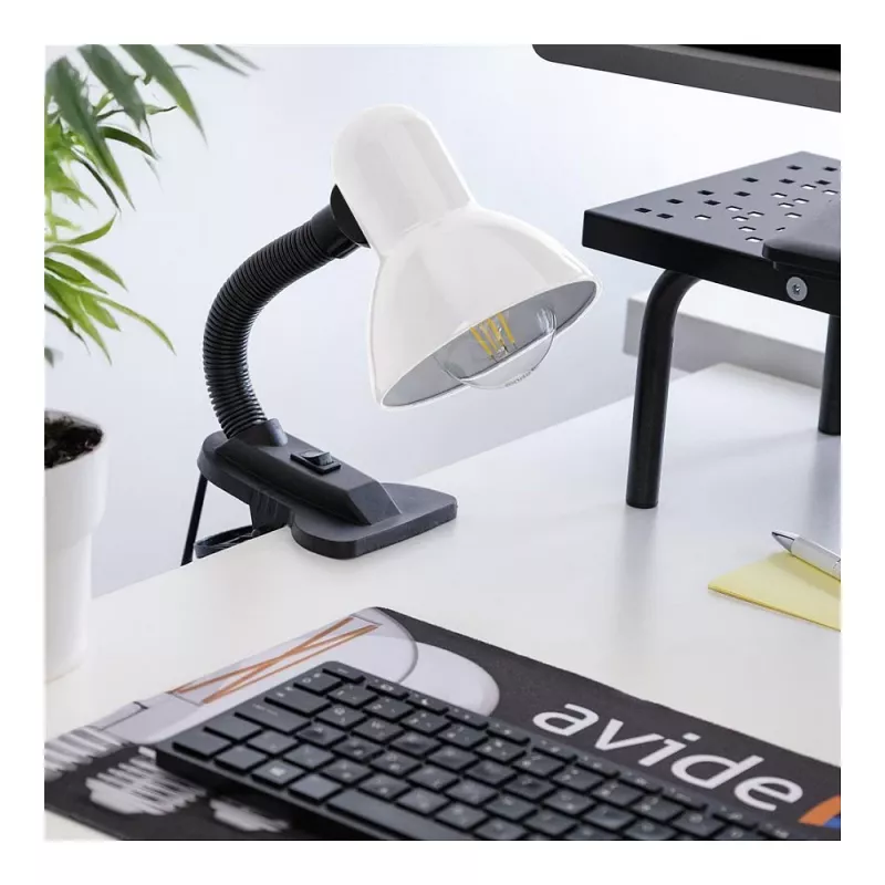 Avide Basic Clipbar Max 60W klipsipöytävalaisin musta