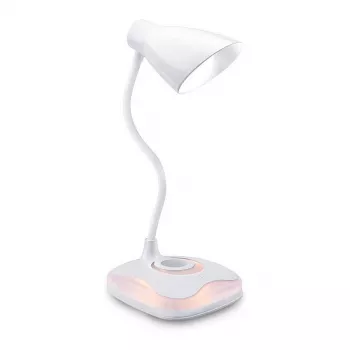 Avide LED-pöytävalaisin yövalotoiminnolla USB 3,2W himmennettävä