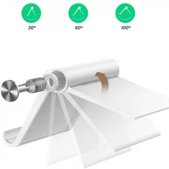 TECH-PROTECT Z1 yleinen teline älypuhelimelle ja tabletille, valkoinen