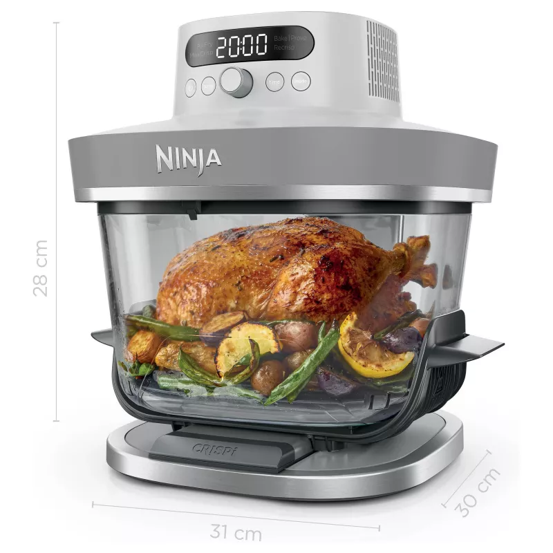 Ninja CRISPi PRO AS090EUWH airfryer-kuumailmakeitin, valkoinen