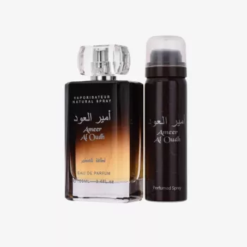 Lattafa Duo Ameer Al Oudh Eau de Parfum 100ml + Parfümspray 50ml lahjasetti