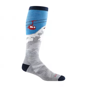 Darn Tough Heady Yeti OTC Midweight with Cushion merinovillasukat - harmaa, koko L