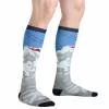 Darn Tough Heady Yeti OTC Midweight with Cushion merinovillasukat - harmaa, koko L