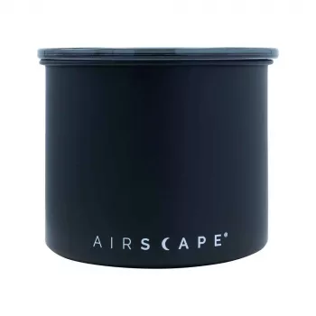 Airscape® ruostumaton teräs -aromisäiliö pieni, mattamusta