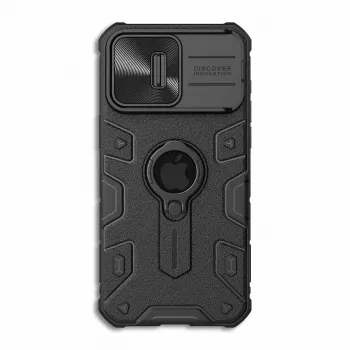 Nillkin CamShield Armor -kotelo Apple iPhone 15 Pro Max, musta