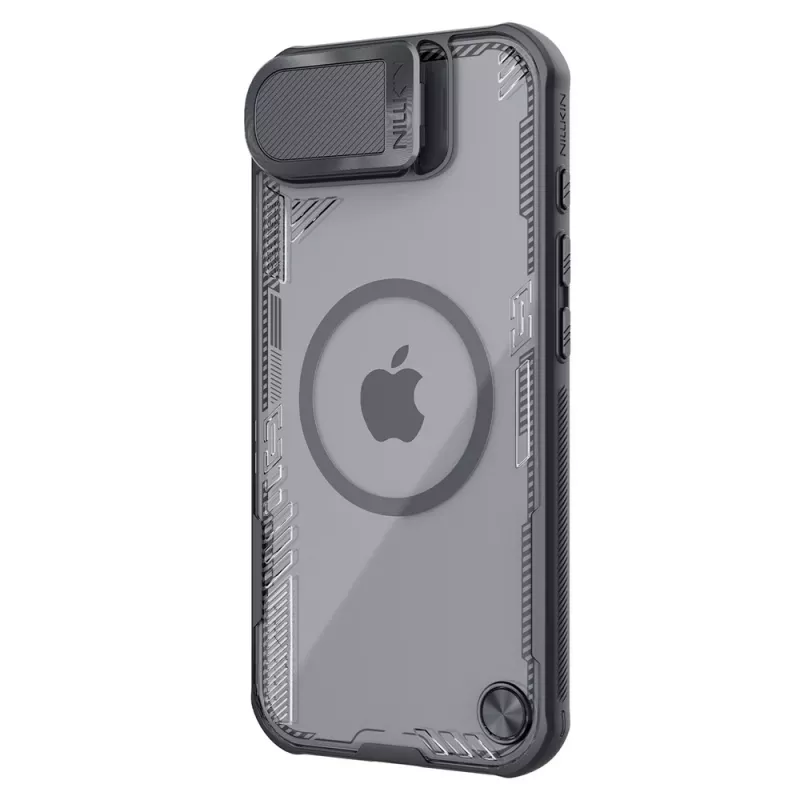 Nillkin Iceblade Prop Magnetic -kotelo objektiivinsuojuksella ja jalustalla iPhone 16e - musta