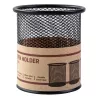 Deli Mesh pyöreä kynäteline 9,1x9,8x9,8 cm musta