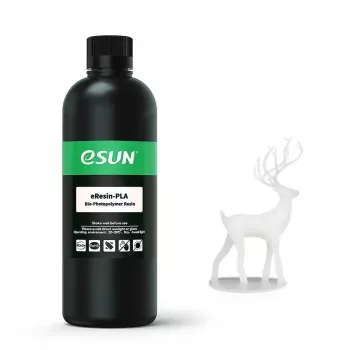 ESUN eResin-PLA valkoinen 1 kg 3D-tulostimen hartsa 405 nm UV LCD DLP