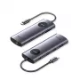 VENTION USB-C 10-in-1 telakointiasema 8K 30Hz 100W PD LED-näytöllä