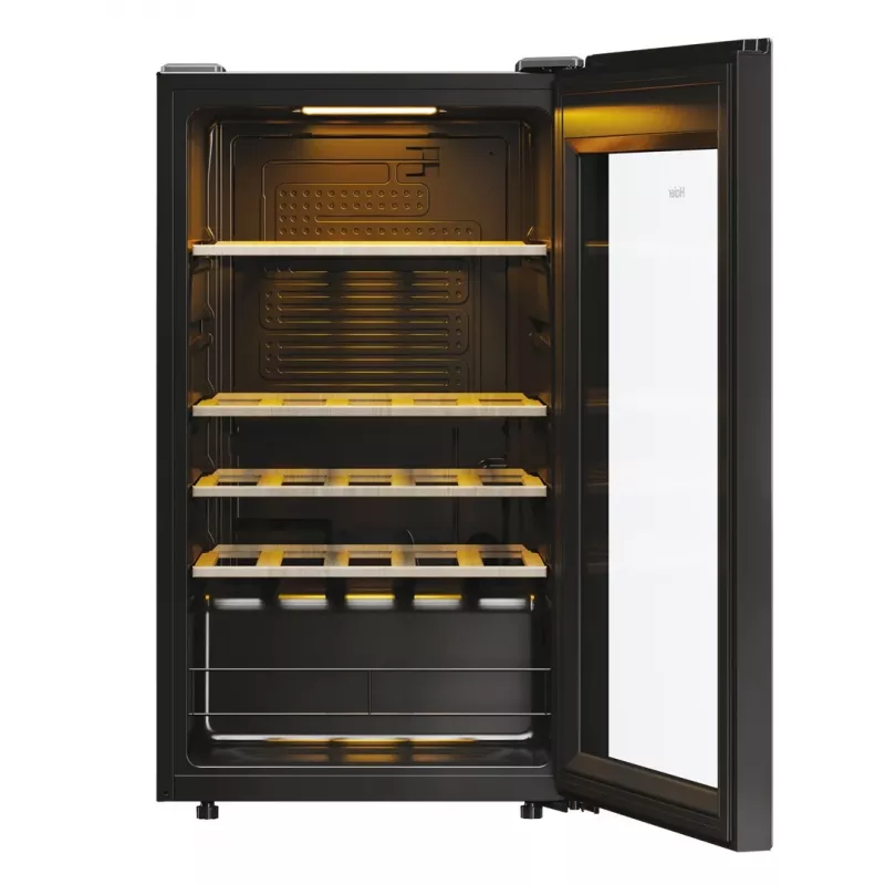 Haier HWS34GGH1 Wine Bank 50 Series 3 kompressoriviinikaappi vapaasti seisova musta 34 pulloa
