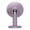 Baseus C01 magneettinen auton kojelaudan puhelinteline violetti