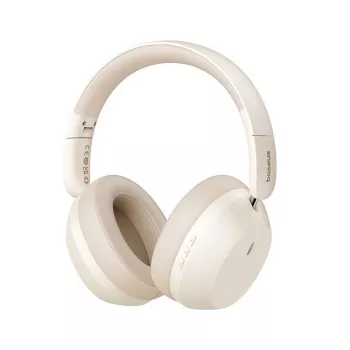BASEUS BASS 35 MAX Bluetooth 5.3 over-ear-kuulokkeet beige