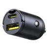 Baseus Tiny Star 30W USB-A USB-C seinälaturi musta
