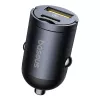 Baseus Tiny Star 30W USB-A USB-C seinälaturi musta