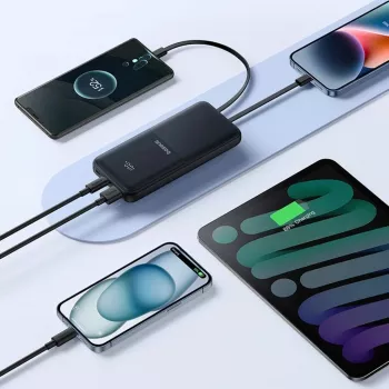Baseus Lipow 10000 mAh 22.5W Power Bank musta