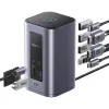 Baseus Air Spacemate 12-in-1 USB-C-keskitin, 2x HDMI 4K@60Hz, 2x USB-C 10 Gbps, 2x USB-A 5 Gbps, 2x USB-A 480 Mbps, RJ45, SD/microSD, USB-C PD, harmaa