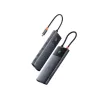 USB-C-keskitin Baseus Metal Gleam II 10-in-1 HDMI USB-A USB-C RJ45 SD/TF - Space Gray