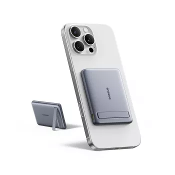 Baseus PicoGo AM31 Qi2 5000 mAh 20W harmaa