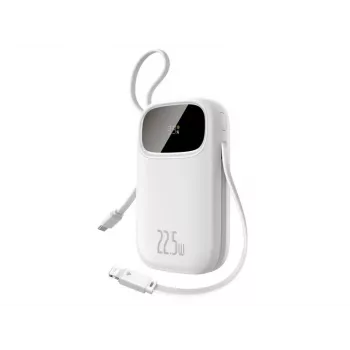Baseus EnerFill FC31 20000 mAh 22.5W USB-C + Lightning varavirtalähde valkoinen