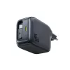 Baseus EnerCore CJ11 45W autolaturi USB-C-liitännällä ja sisäänvedettävällä USB-C-kaapelilla - musta