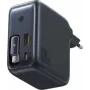 Baseus EnerCore CJ11 100W GaN-virtalähde sisäänvedettävällä USB-C-kaapelilla, 2 USB-C- ja 1 USB-A-liitäntä, musta