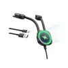 Baseus PrimeTrip C03sPro auton kojelautateline induktiolaturilla, liimakiinnitys, musta