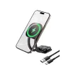 Baseus PrimeTrip C03sPro auton kojelautateline induktiolaturilla, liimakiinnitys, musta